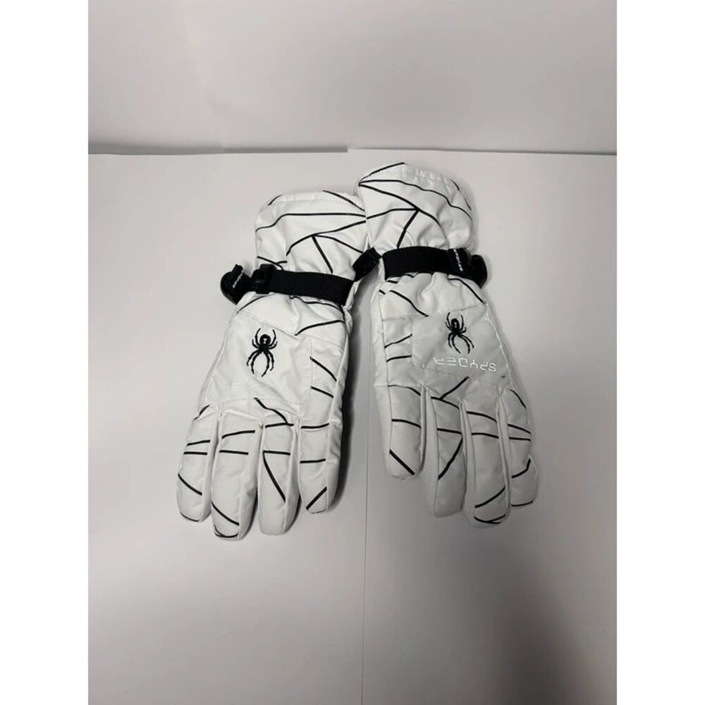 Spyder Limitless Insulated White Ski Snow Gloves Women's Size s/md NEW